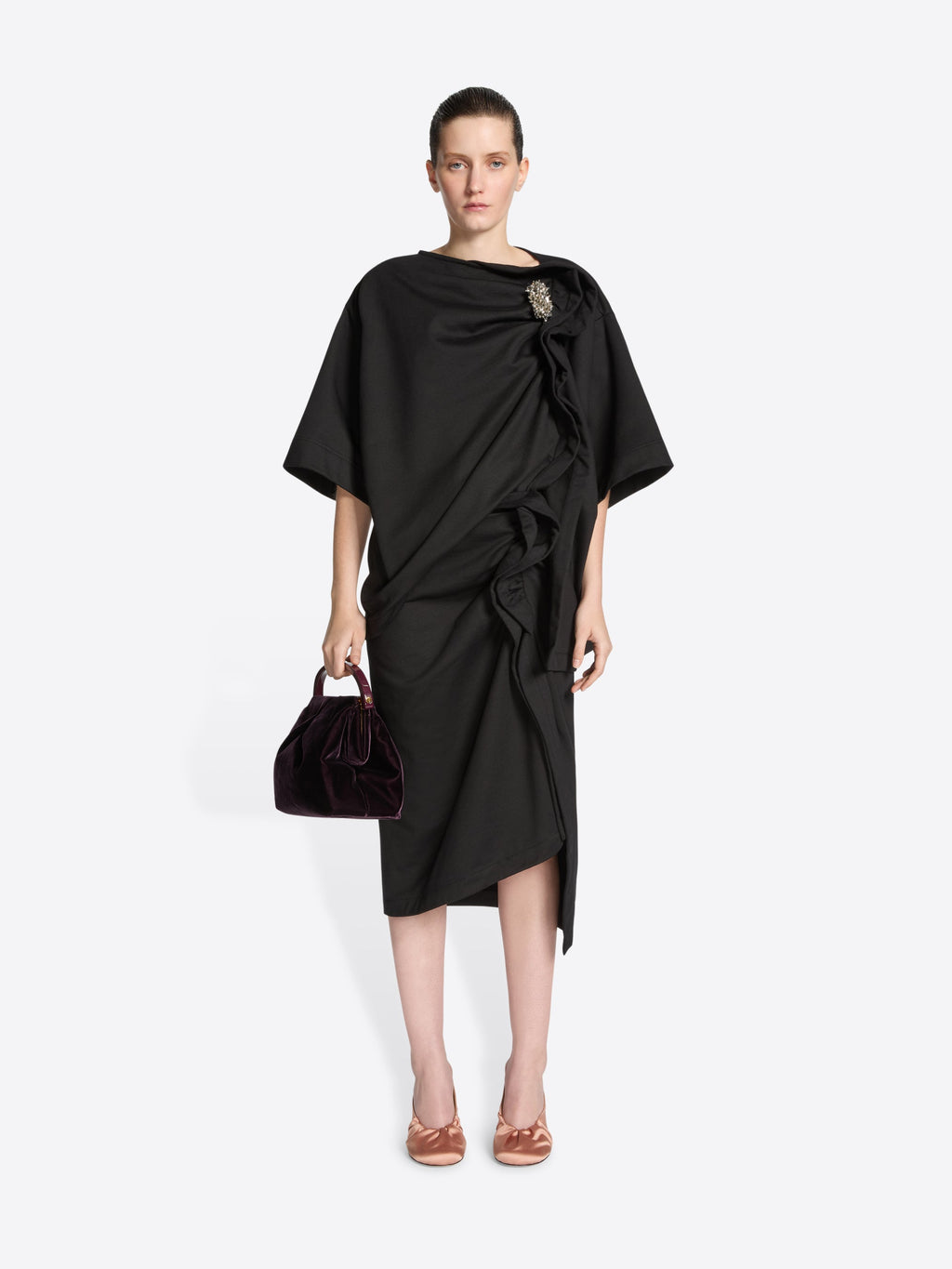 Ruffled Cotton Skirt