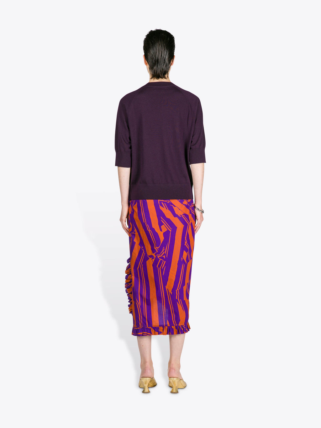 Ruffled Cotton Skirt
