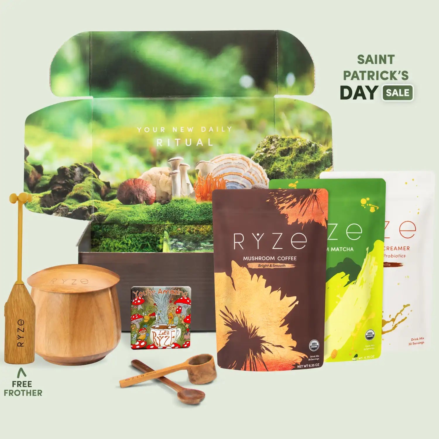 RYZE Ritual Set (Matcha and Coffee) - for a Flexible Daily Drink Routine