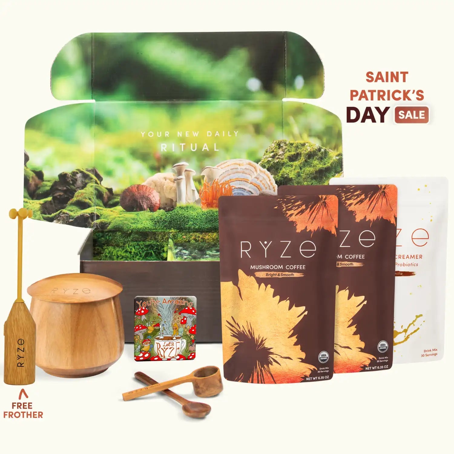 RYZE Ritual Set (90 Servings) - for a Flexible Daily Drink Routine