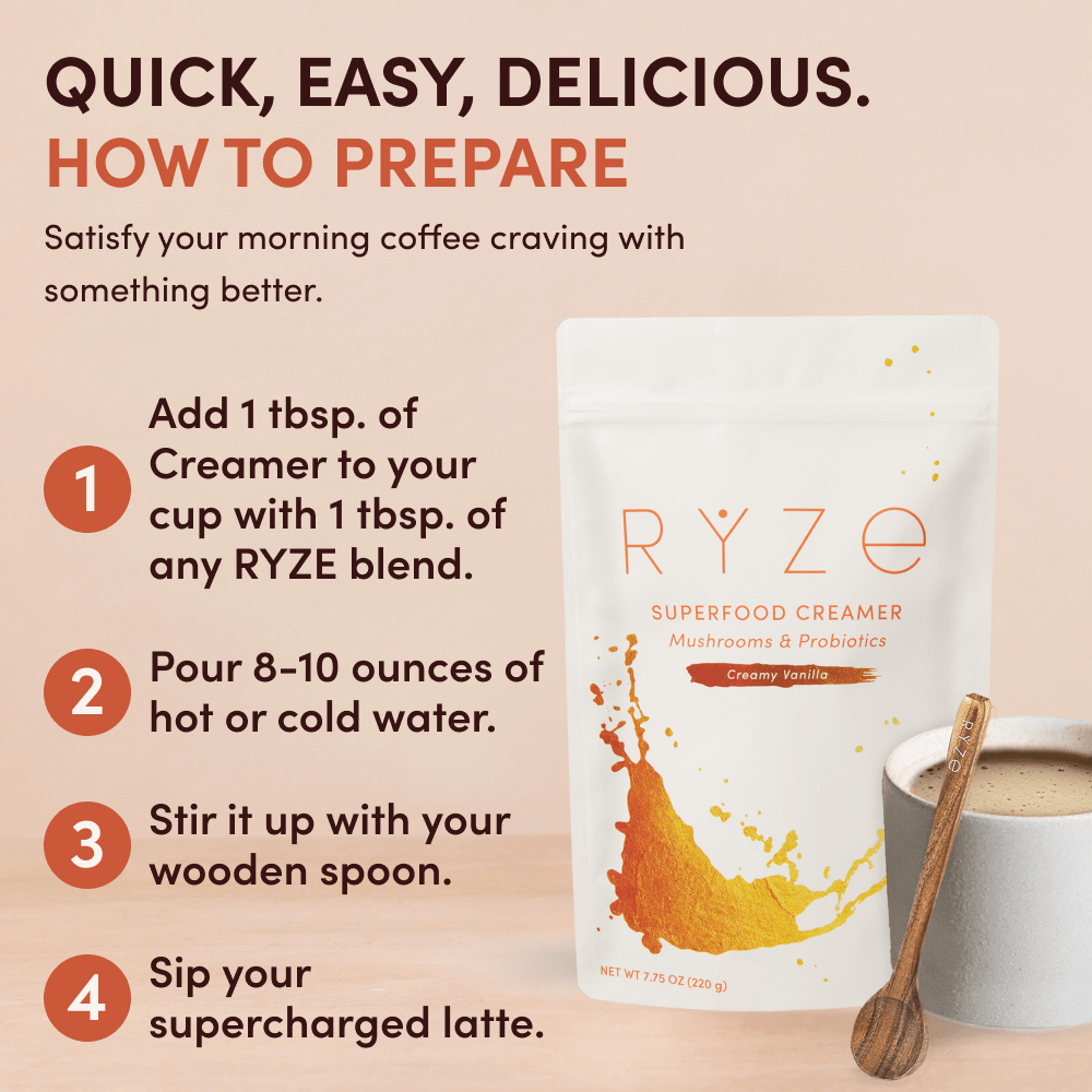 Superfood Creamer (30 Servings) - for Smooth Coffee and Drink Recipes