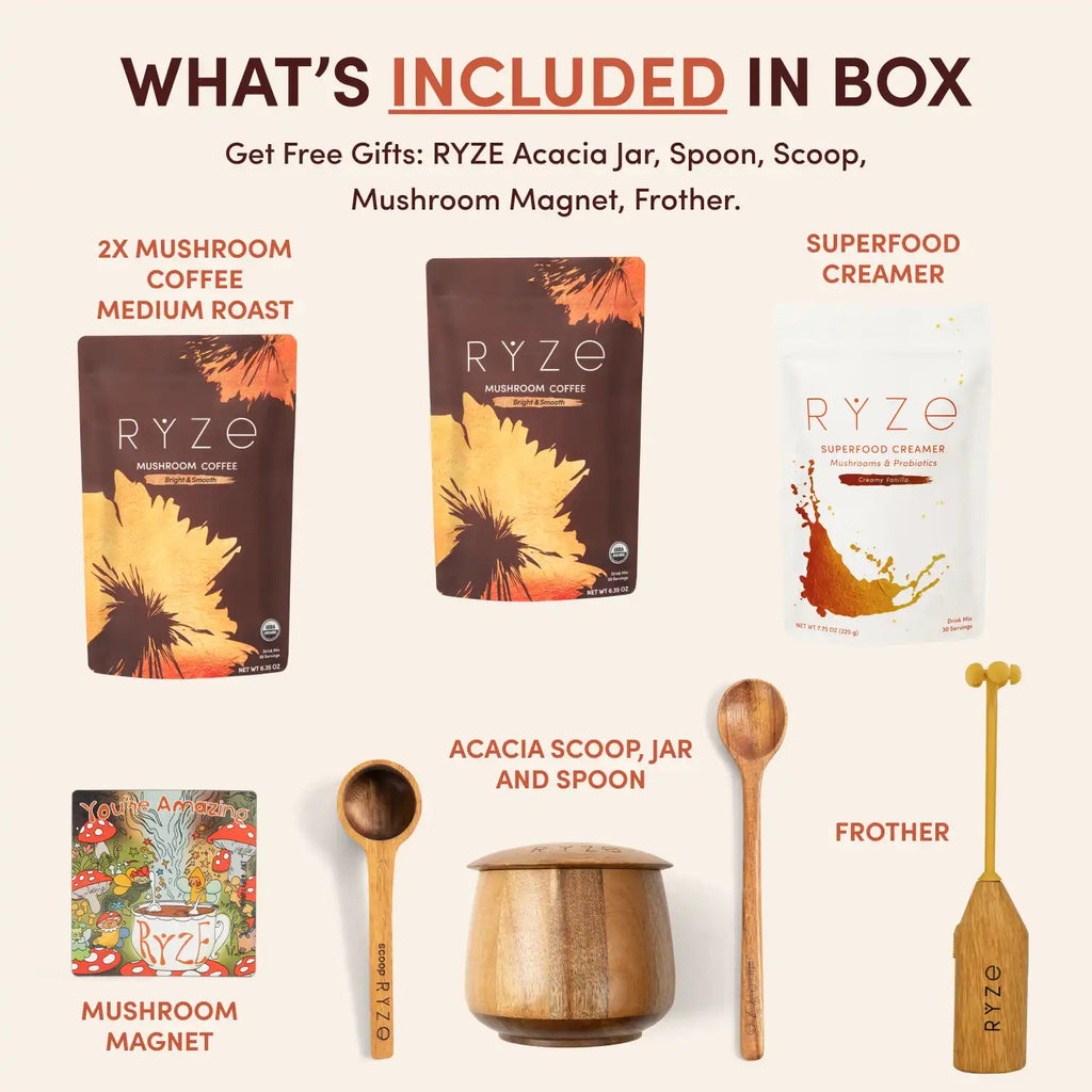 RYZE Ritual Set (90 Servings) - for a Flexible Daily Drink Routine